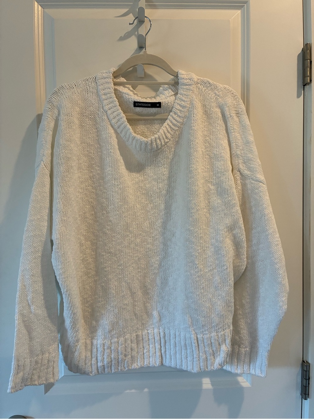 Stateside Ivory Crewneck Sweater - Cozy Women's Knit